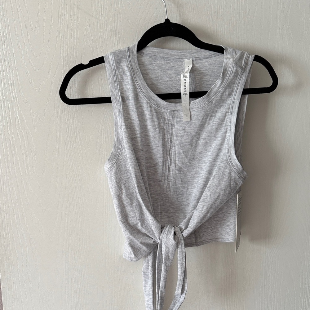 Lululemon Gray Athletic Top